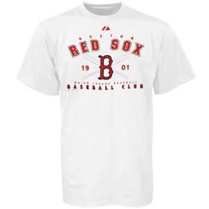  Majestic Boston Red Sox White Next Up T shirt