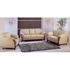   Color # 2983) Edison Global Leather Sofa Living Room