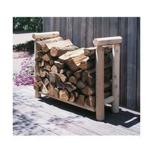  Rustic Cedar Firewood Rack