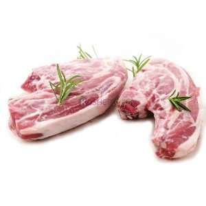Kosher   Glatt Kosher Shoulder Lamb Chop (Long Bone) (4 Pack 