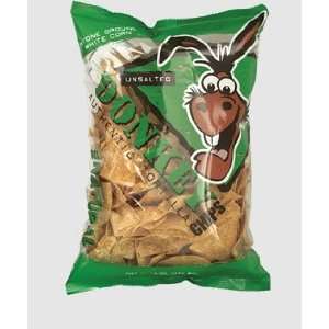 Donkey Chips Unsalted Tortilla Chips  Grocery & Gourmet 