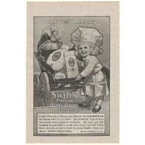  1905 Swifts Premium Ham Bacon Little Cook Character Print 