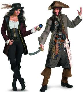 Angelica Prestige & Captain Jack Sparrow Theatrical Adult Set   Med/XL 