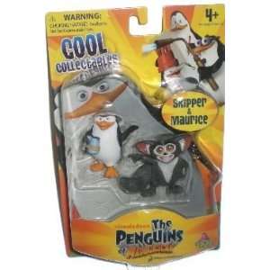   The Penguins Of Madagascar Figures Skipper and Maurice Toys & Games