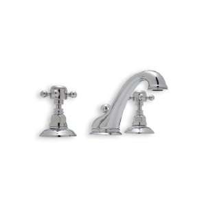  Rohl A1408XC C Spout WidespreadFct w/Crystal Cross Handle 