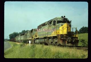 Duplicate Slide CRR Clinchfield RR SD40 3006 & 4 Freight Action  