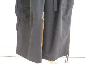 PLEIN SUD black wool & cotton capris sz 42/ US 10 Short  