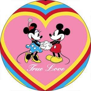   & Friends Mickey & Minnie in Heart Button B DIS 0048 Toys & Games
