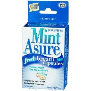 Rainbow Light Mint Asure Fresh Breath, 160 Count Capsules (Pack of 3 