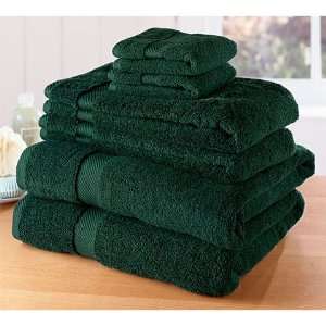   Ring Spun Cotton 6 pc. Towel Set with Bonus Washcloths