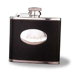 Leather Flask 4 Ounces (1 per order) Personalized Gift 