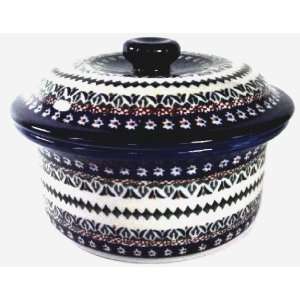  Stoneware Round Covered Casserole   Baker with Lid, Unikat Pottery 