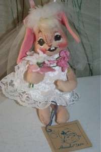 Annalee Vintage Plush Toy Bunny Rabbit BRIDE 1992 NEW  