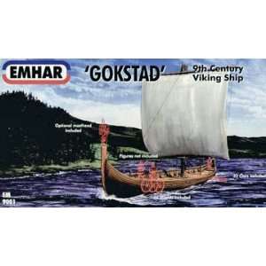   Hobby 1/72 Gokstad 9th Century Viking Ship Model Kit Toys & Games