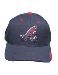 Puma ATL Atlanta Braves Velcro Strap MLB Hat Cap   Navy Blue