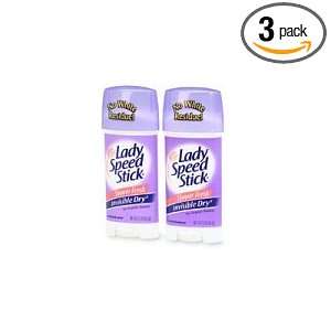 Lady Speed Stick Invisible Anti Perspirant Deodorant, Shower Fresh, 2 