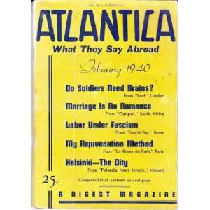  Atlantica 1940  February Contributors include Tom 