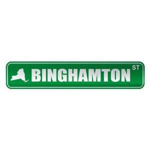   BINGHAMTON ST  STREET SIGN USA CITY NEW YORK