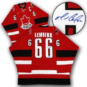  Autographed Mario Lemieux Jersey   Team Canada 02 Olympic 