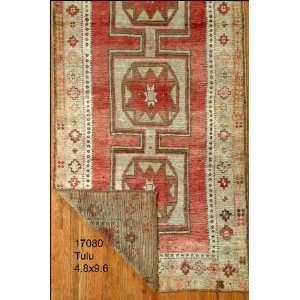  4x9 Hand Knotted Tulu Turkey Rug   48x96