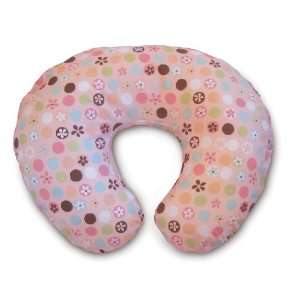  Boppy Flowers and Chocolate Slipcover, Pink Baby