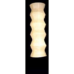  36 long zig zag natural paper HANGING LAMPS