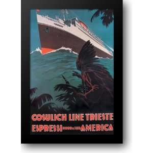  Trieste Cruise Line to North and South America 24x33 