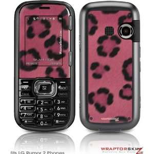  LG Rumor 2 Skin   Leopard Skin Pink by WraptorSkinz 