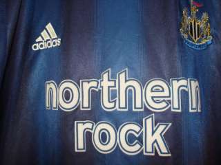 Newcastle United Football Club Mens Large Soccer Shirt Adidas Jersey 