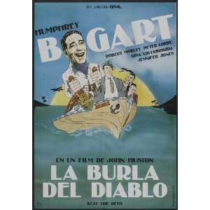  Beat the Devil (1953) 27 x 40 Movie Poster Spanish Style A 
