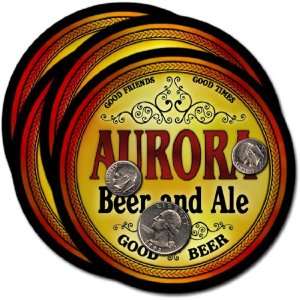 Aurora , CO Beer & Ale Coasters   4pk