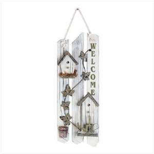  PICKET FENCE WELCOME SIGN B34 143