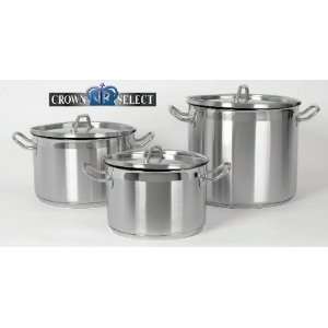   Select Stainless Steel Stock Pot W/Cover 