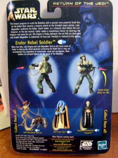 Star Wars AOTC Endor Rebel Soldier with Beard NEW Return of thee Jedi 