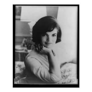  U.S. First Lady Jacqueline Kennedy Portrait Poster