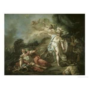   Minerva Against Mars Giclee Poster Print by Jacques Louis David, 32x24