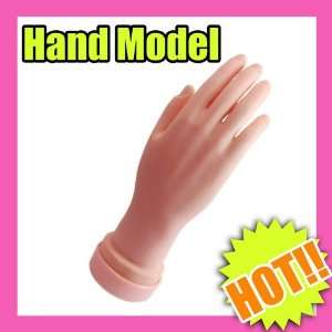  Soft Plastic Hand Model Nail Art Flectional 080 Beauty