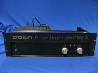 Crown D 150A II Power Amplifier  