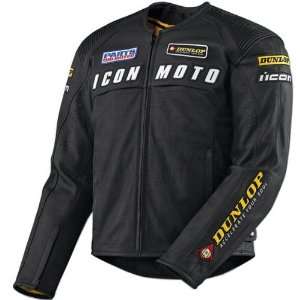  Icon Automag Factory Mens Leather Jackets   Dunlop 