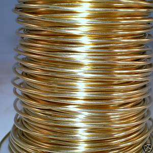 Red Brass Wire 18g 1.0mm 10 Feet Dead Soft Solid Round Uncoated  
