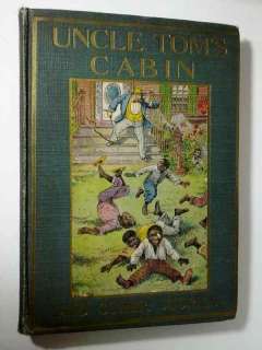 Uncle Toms Cabin and Pigs and Piggies 1920s color illustrated 