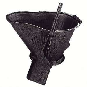  Woodfield 73142 Pewter Coal Hod & Shovel with Wire Bail 