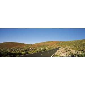  Road Passing Through a Landscape, Teide National Park 