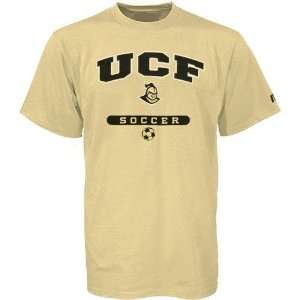  Russell UCF Knights Gold Soccer T shirt (XX Large) Sports 