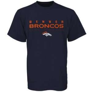 Denver Broncos Navy Blue Critical Victory T shirt  Sports 