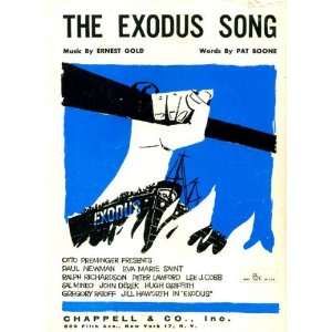  The Exodus Song Vintage 1961 Sheet Music from Exodus 