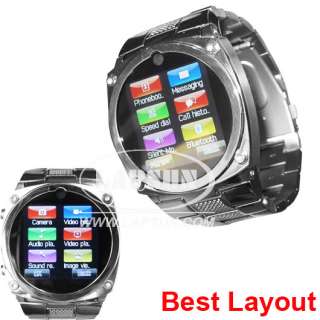 TFT HD Touch Screen Unlocked Cell Phone Watch Camera DVR JAVA 