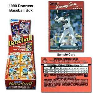  Donruss Mlb 1990 Unopened Trading Card Box Sports 