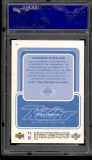 1999 UD Retro Inkredible Wilt Chamberlain AUTO #WC PSA 10 GEM MINT 