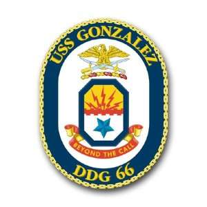  US Navy Ship USS Gonzalez DDG 66 Decal Sticker 5.5 